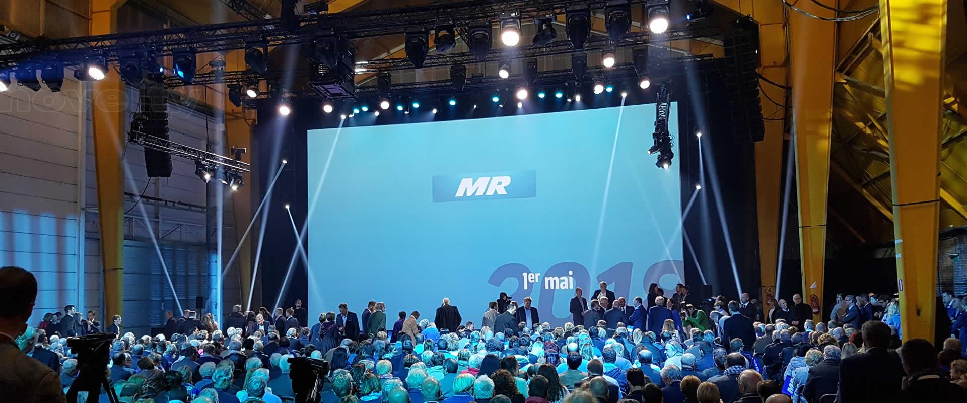 Visuel Rassemblement du MR avec Novelty Benelux 